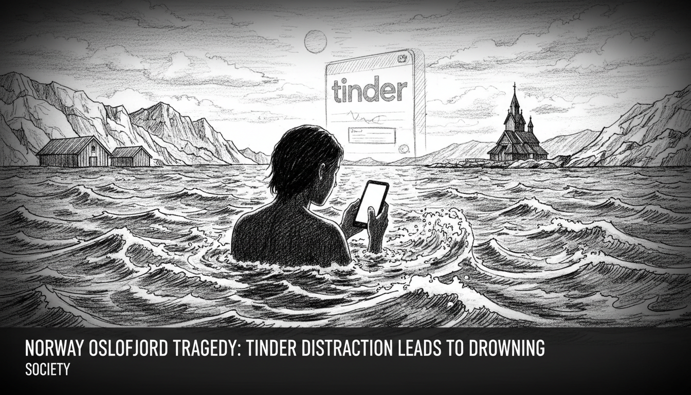 Norway Oslofjord Tragedy: Tinder Distraction Leads to Drowning