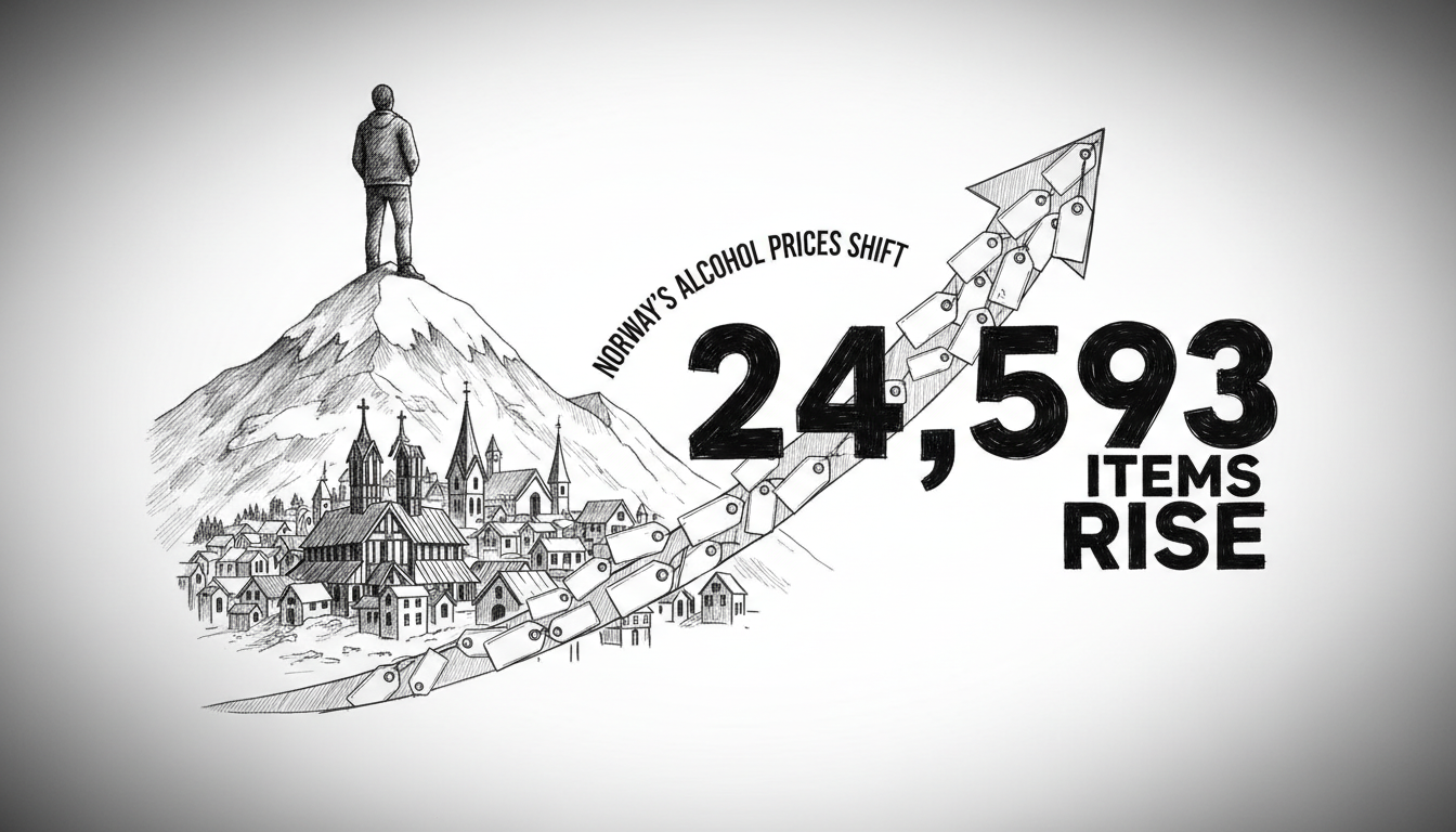 Norway's Alcohol Prices Shift: 24,593 Items Rise