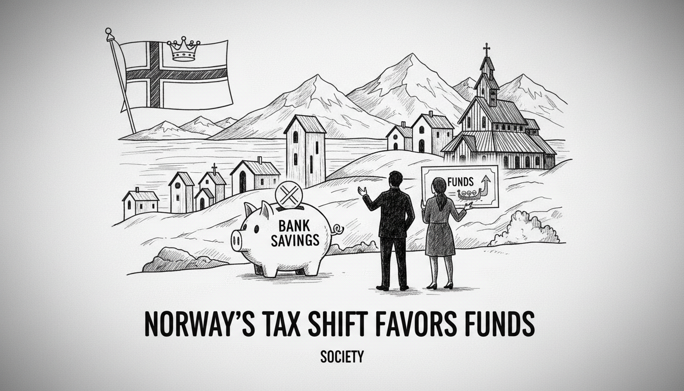 Norway's Tax Shift Favors Funds Over Bank Savings