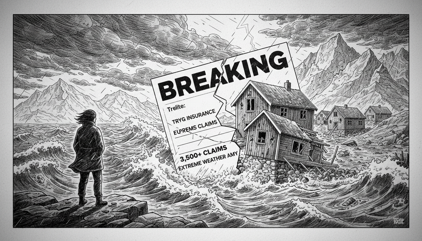 Record Insurance Claims Follow Extreme Weather Amy in Norway