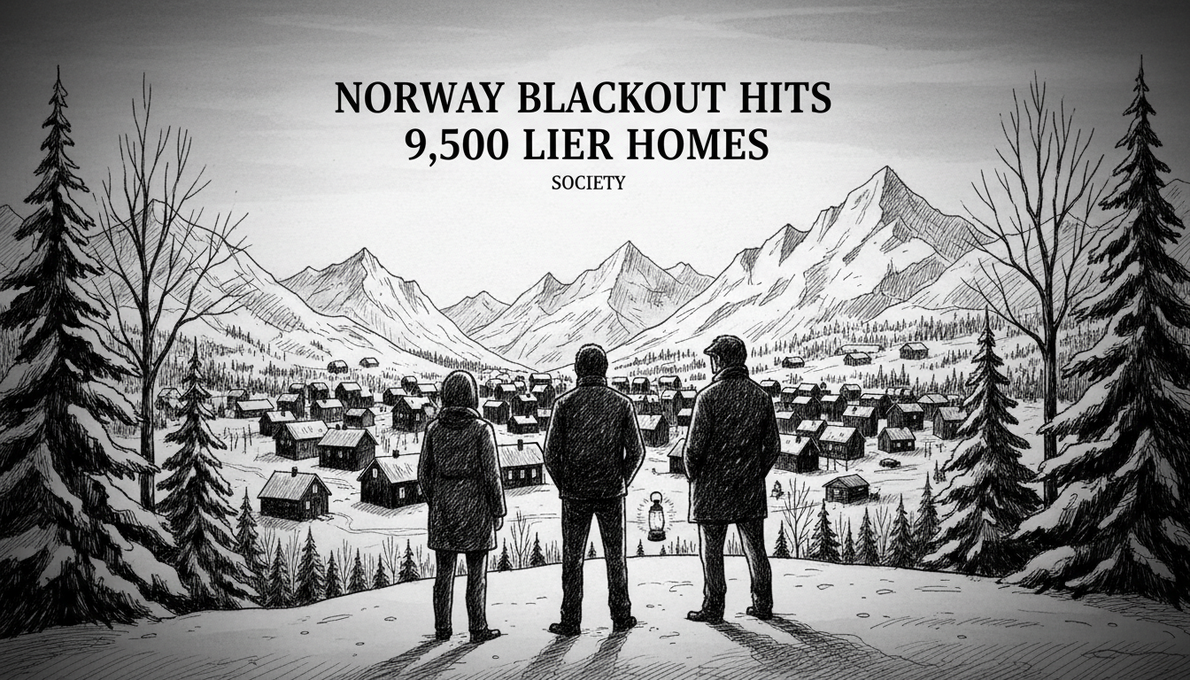 Norway Blackout Hits 9,500 Lier Homes