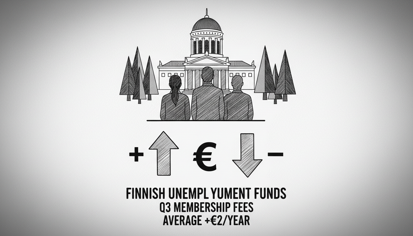 Finnish Unemployment Funds Adjust Membership Fees for Third Quarter