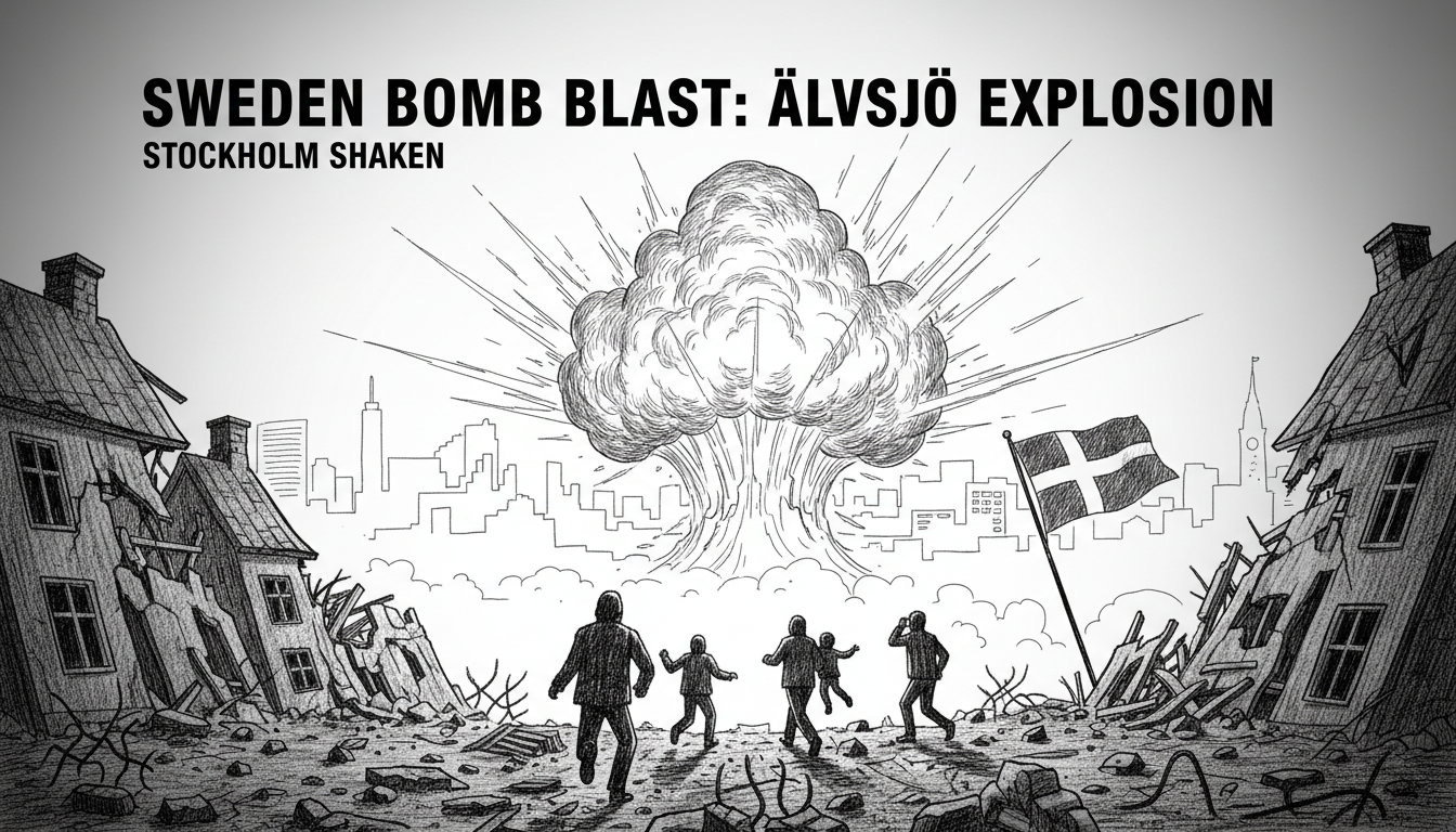 Sweden Bomb Blast: Älvsjö Explosion Shakes Stockholm
