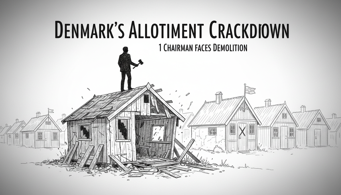 Denmark's Allotment Crackdown: 1 Chairman Faces Demolition