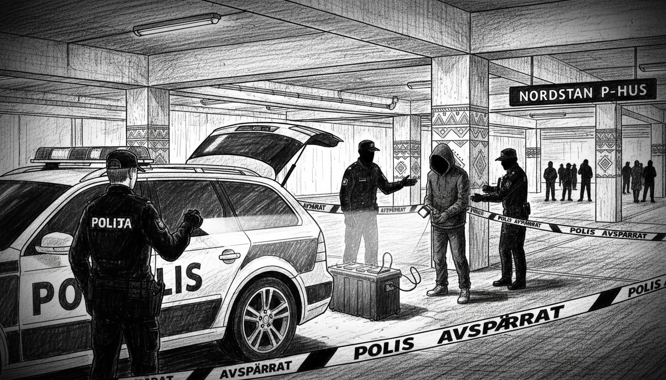 Suspicious Device Found at Nordstan Shopping Center Parking Garage