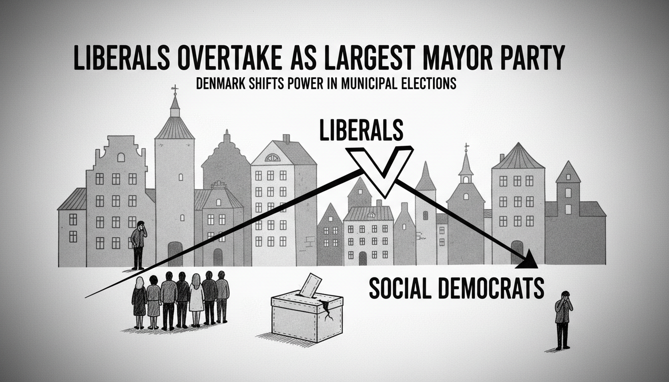 Liberals Overtake Social Democrats as Largest Mayor Party