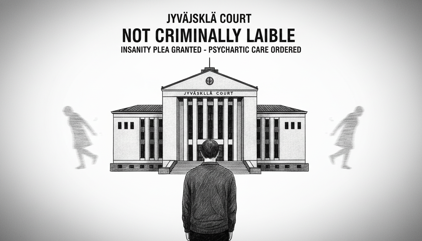 Jyväskylä Court Finds Man Not Criminally Liable in Parents' Double Homicide