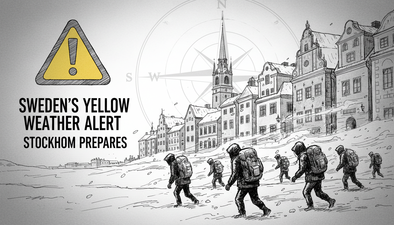Sweden's Yellow Weather Alert: Stockholm Prepares