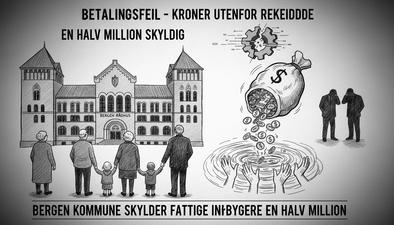 Bergen Municipality Payment Error Leaves Low-Income Residents Owed Half Million