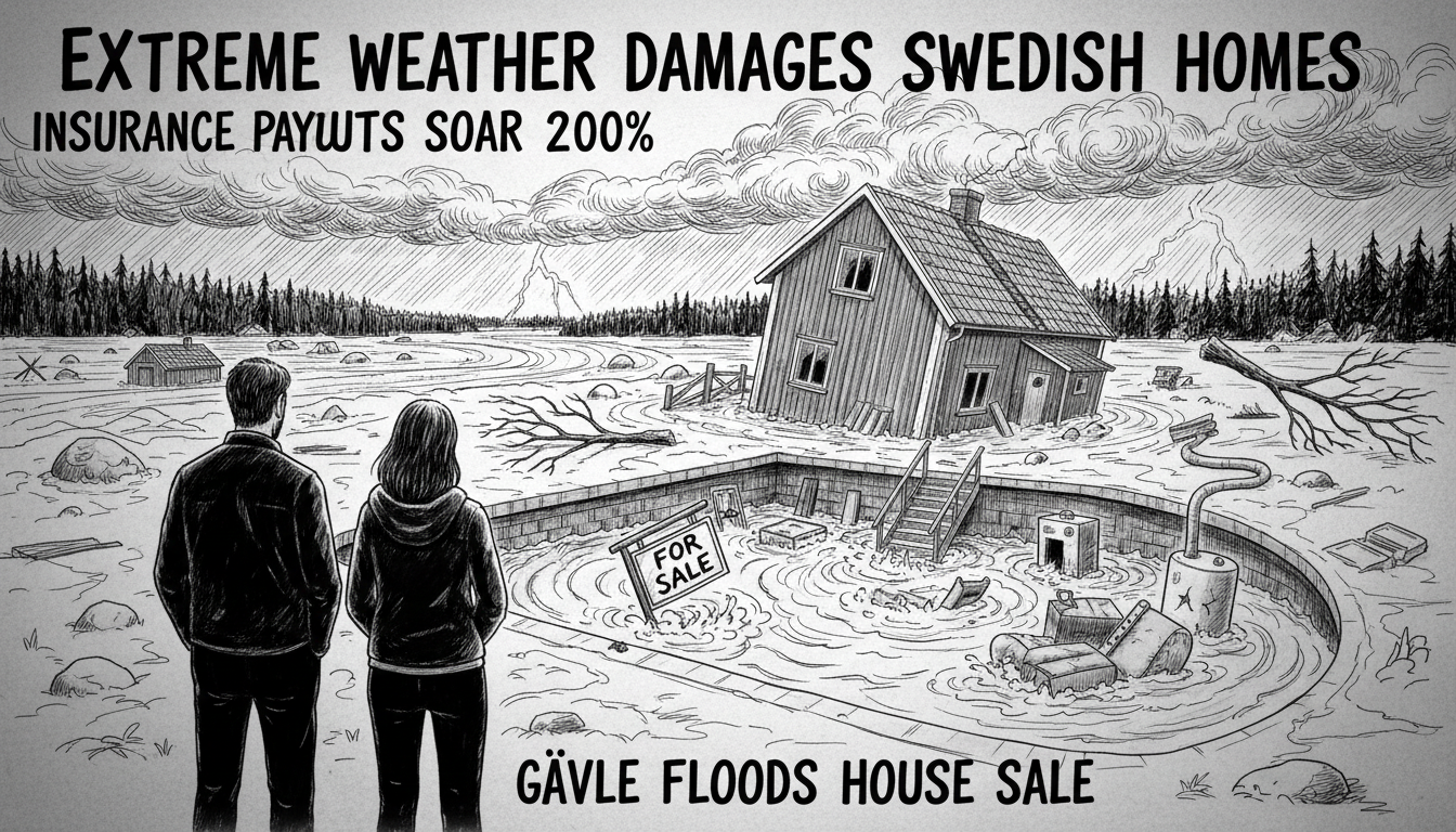Extreme Weather Damages Thousands of Swedish Homes