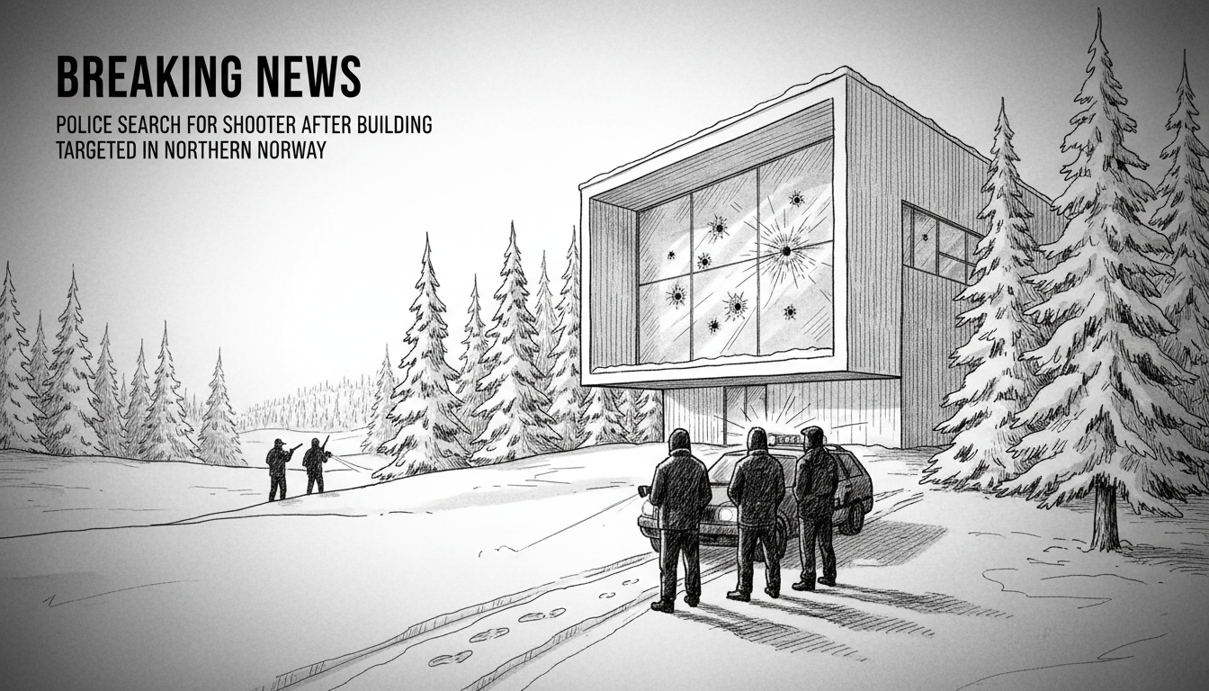 Police Search for Shooter After Building Targeted in Northern Norway