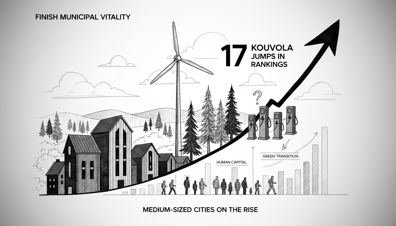 Kouvola Makes Major Gains in Finnish Municipal Vitality Rankings