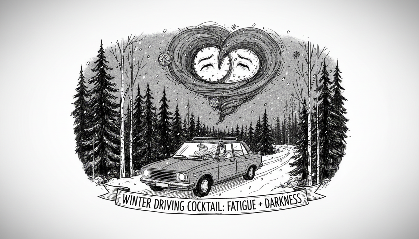 Finnish Road Safety Agency Warns Against Dangerous Winter Driving Cocktail