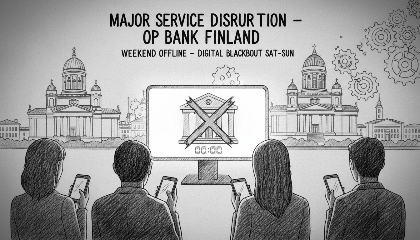 Major Service Disruption at Finnish Bank OP This Weekend