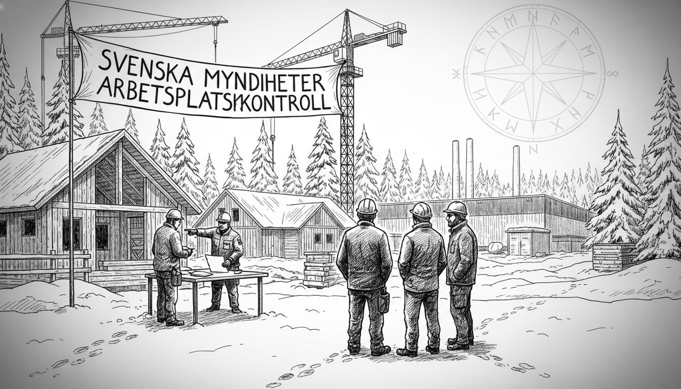 Swedish Authorities Conduct Major Workplace Immigration Checks in Boden