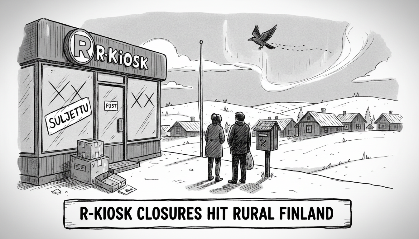 Finnish R-Kiosk Closures Hit Central Finland, Sparking Rural Service Concerns
