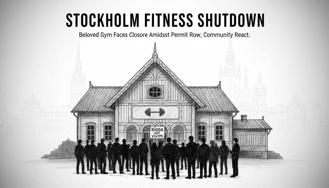 Stockholm Fitness Community Shocked as Popular Gym Faces Closure Over Permit Issues