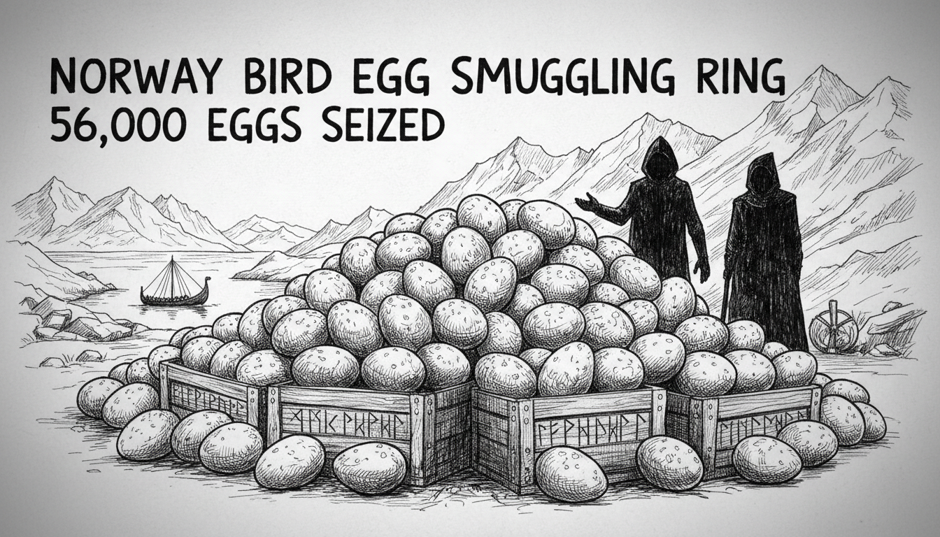 Norway Bird Egg Smuggling Ring: 56,000 Eggs Seized