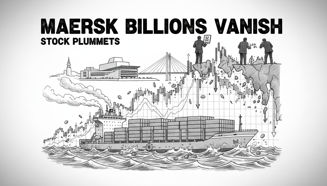 Maersk Stock Plummets as Billions Evaporate Following Quarterly Report