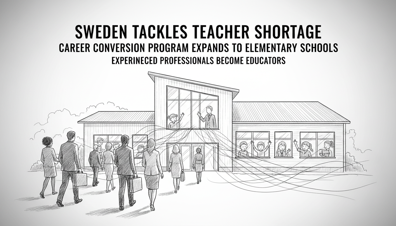 Sweden Tackles Teacher Shortage with Career Conversion Program