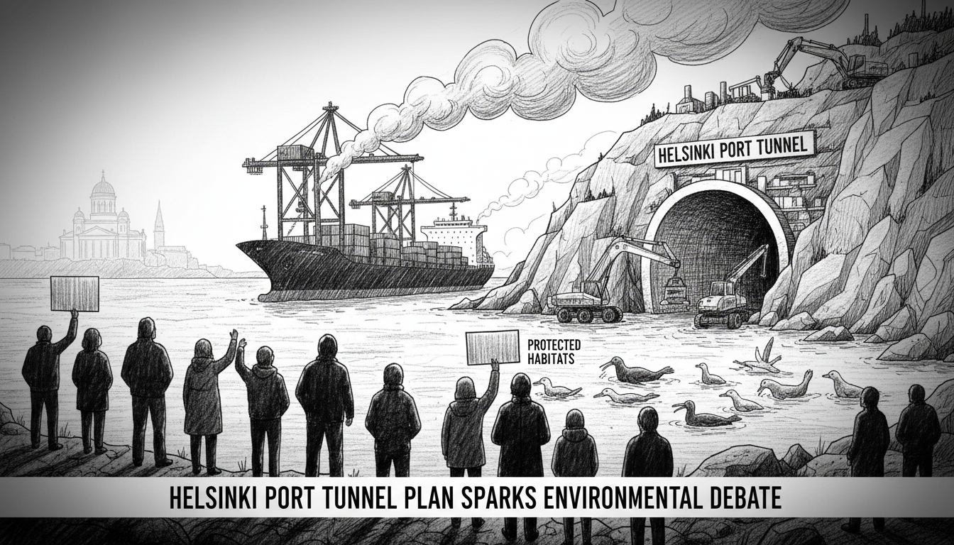 Helsinki Port Tunnel Plan Sparks Environmental Debate