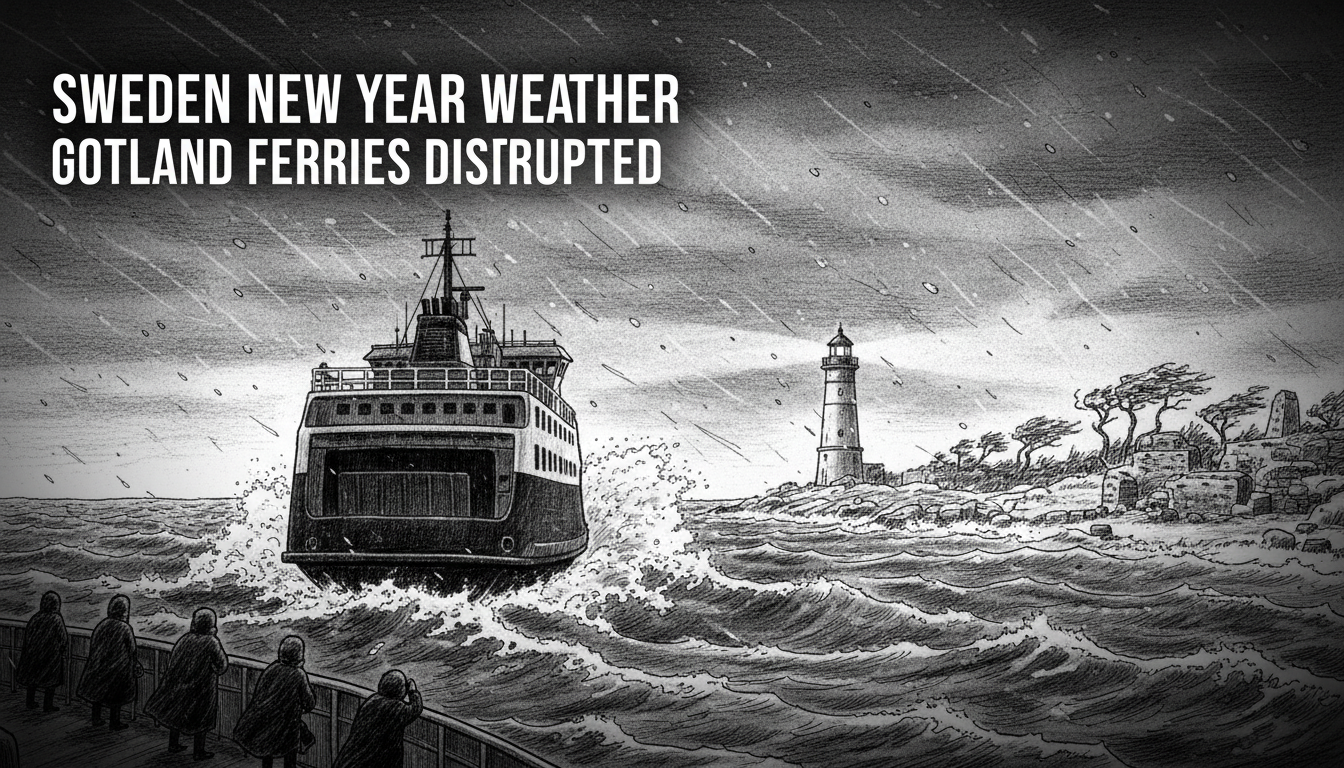 Sweden New Year Weather: Gotland Ferries Disrupted