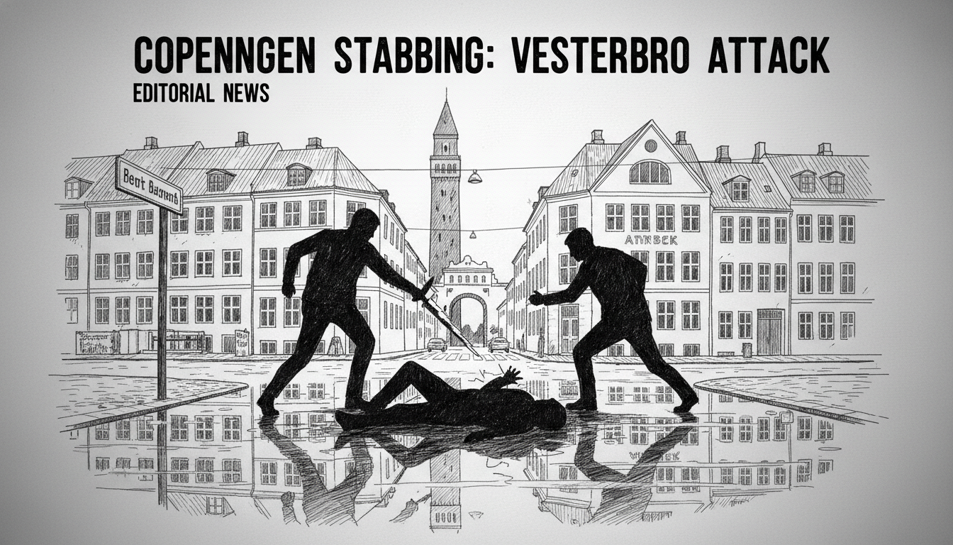 Copenhagen Stabbing: 26-Year-Old Attacked on Vesterbro