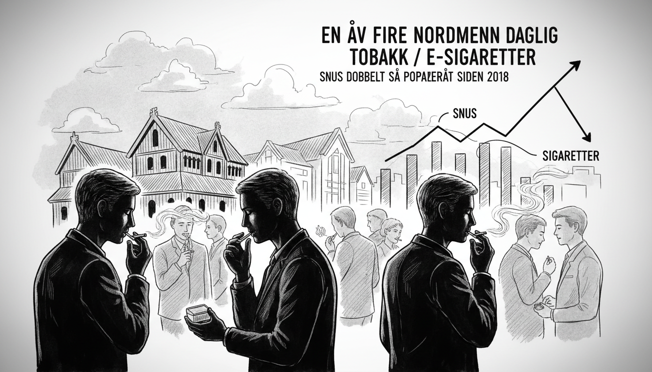 One in Four Norwegians Use Tobacco Products Daily