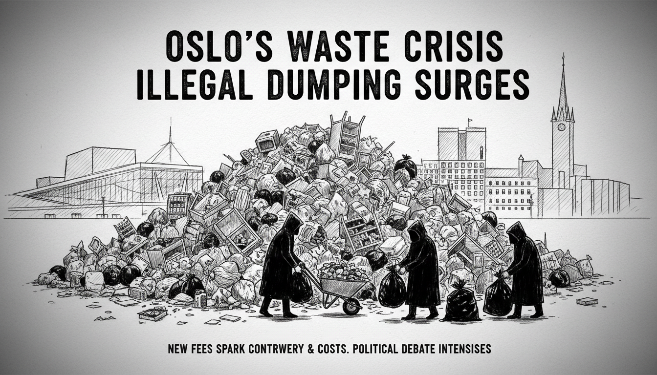 Oslo Faces Illegal Waste Dumping Crisis After Fee Implementation