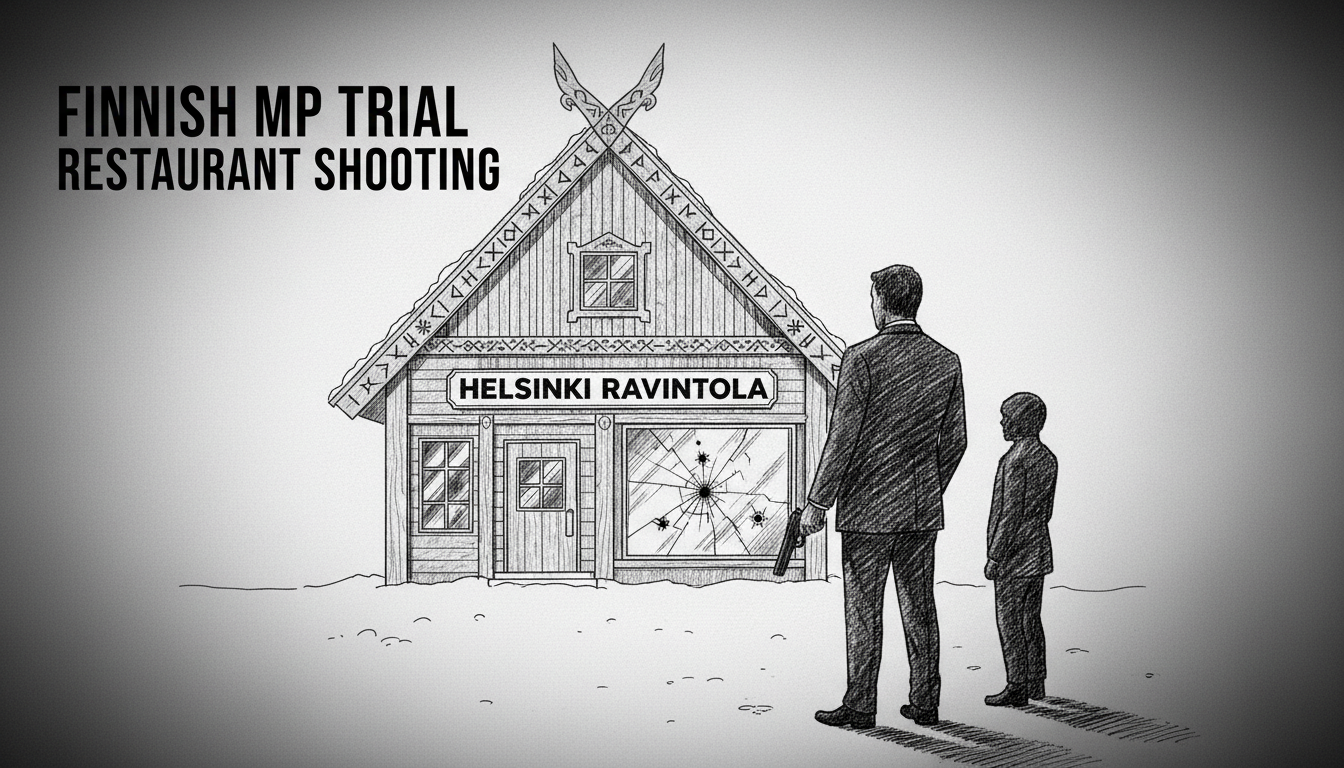 Finnish MP Faces Trial Over Restaurant Shooting Incident