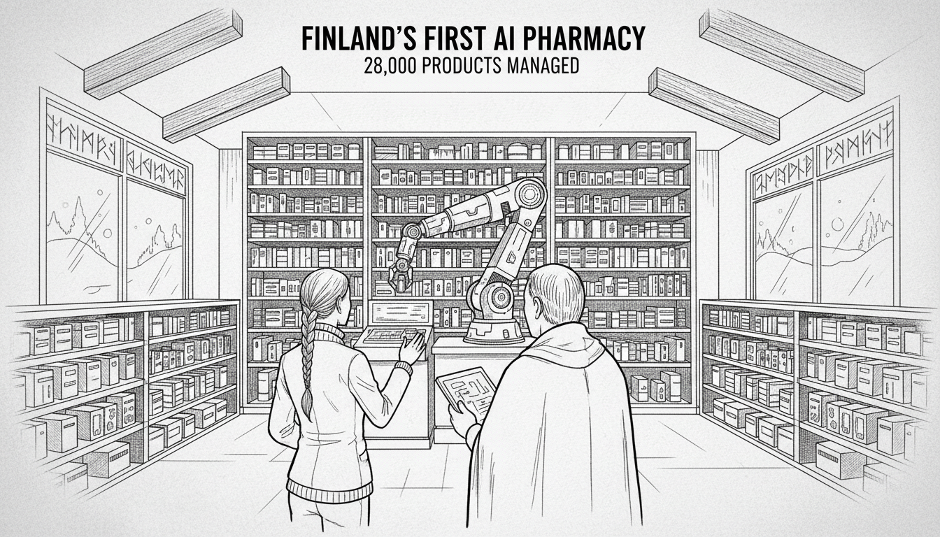 Finland's First AI Pharmacy Manages 28,000 Products