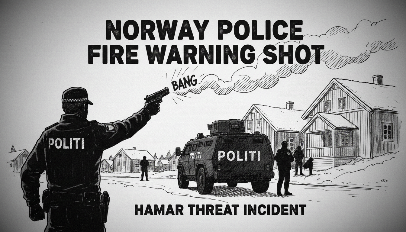 Norway Police Fire Warning Shot in Hamar Threat Incident