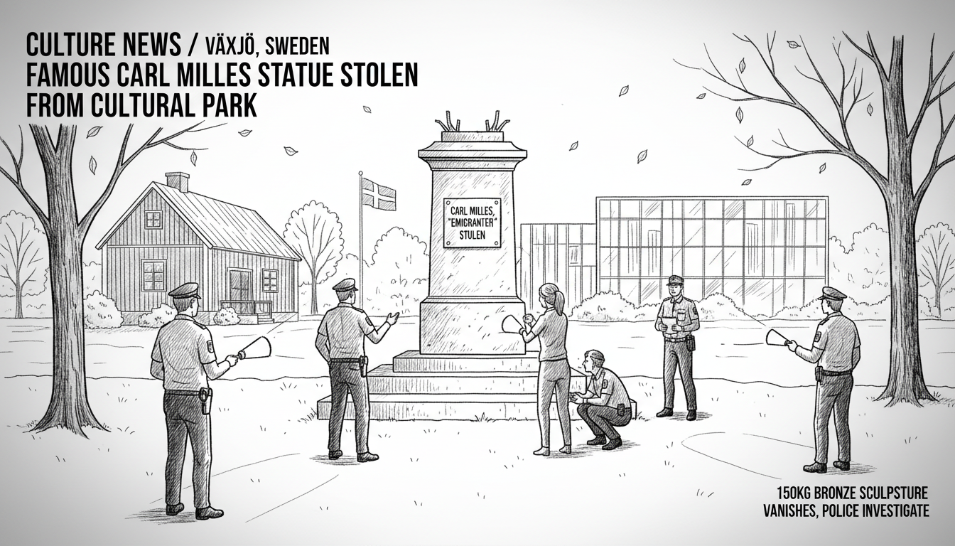 Famous Carl Milles Statue Stolen from Växjö Cultural Park
