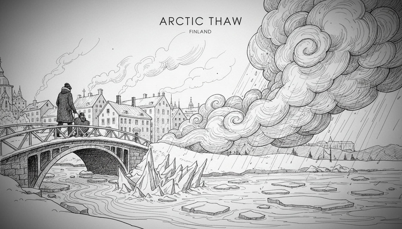 Arctic Cold Wave Retreats Across Finland as Atlantic Weather Systems Arrive