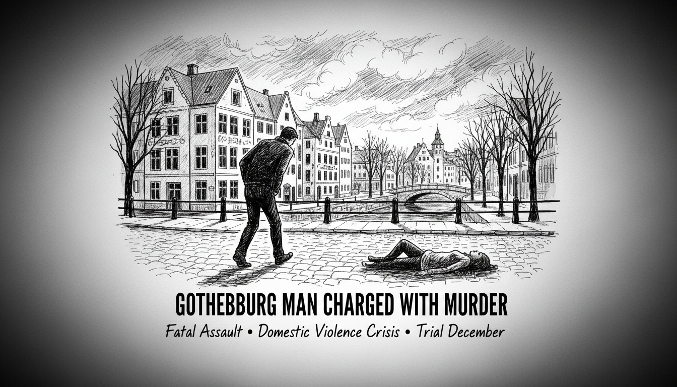 Man Charged with Murder Following Fatal Assault in Gothenburg