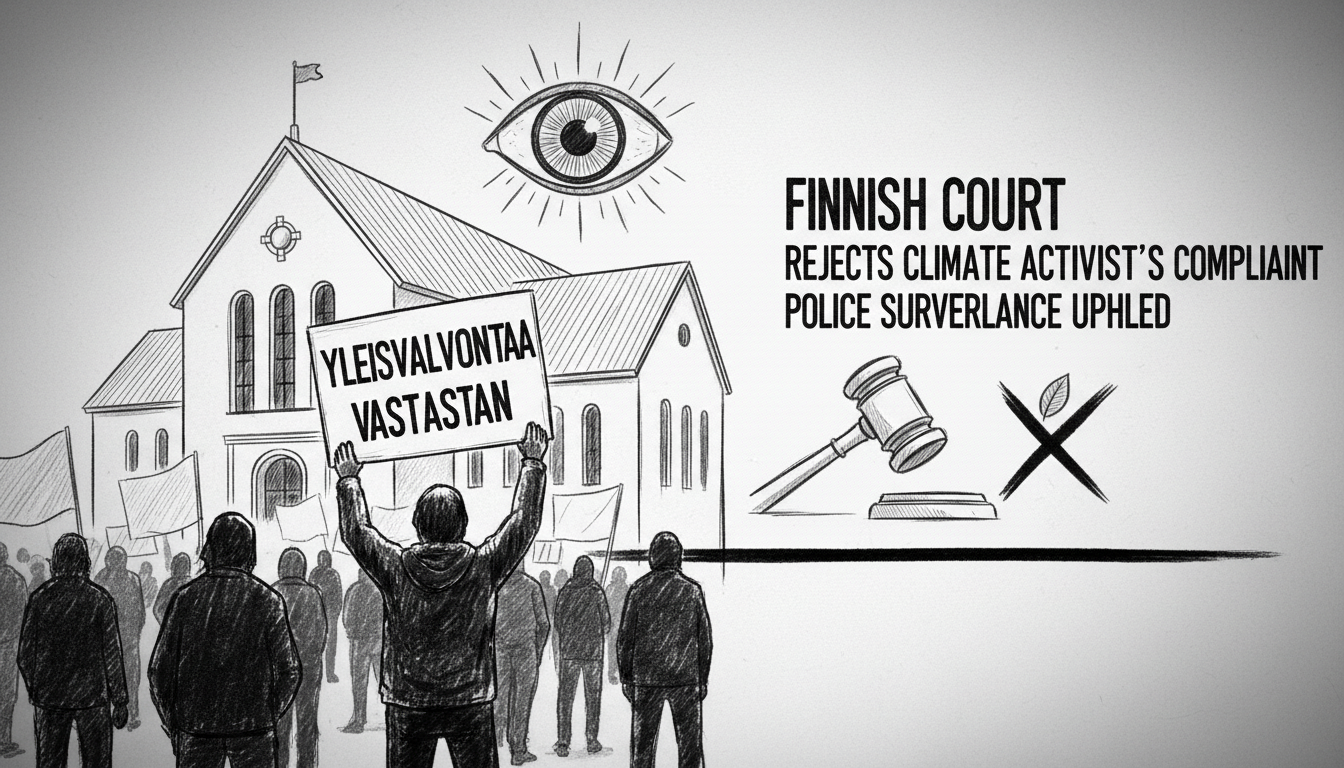 Finnish Court Rejects Climate Activist's Complaint Over Police Surveillance