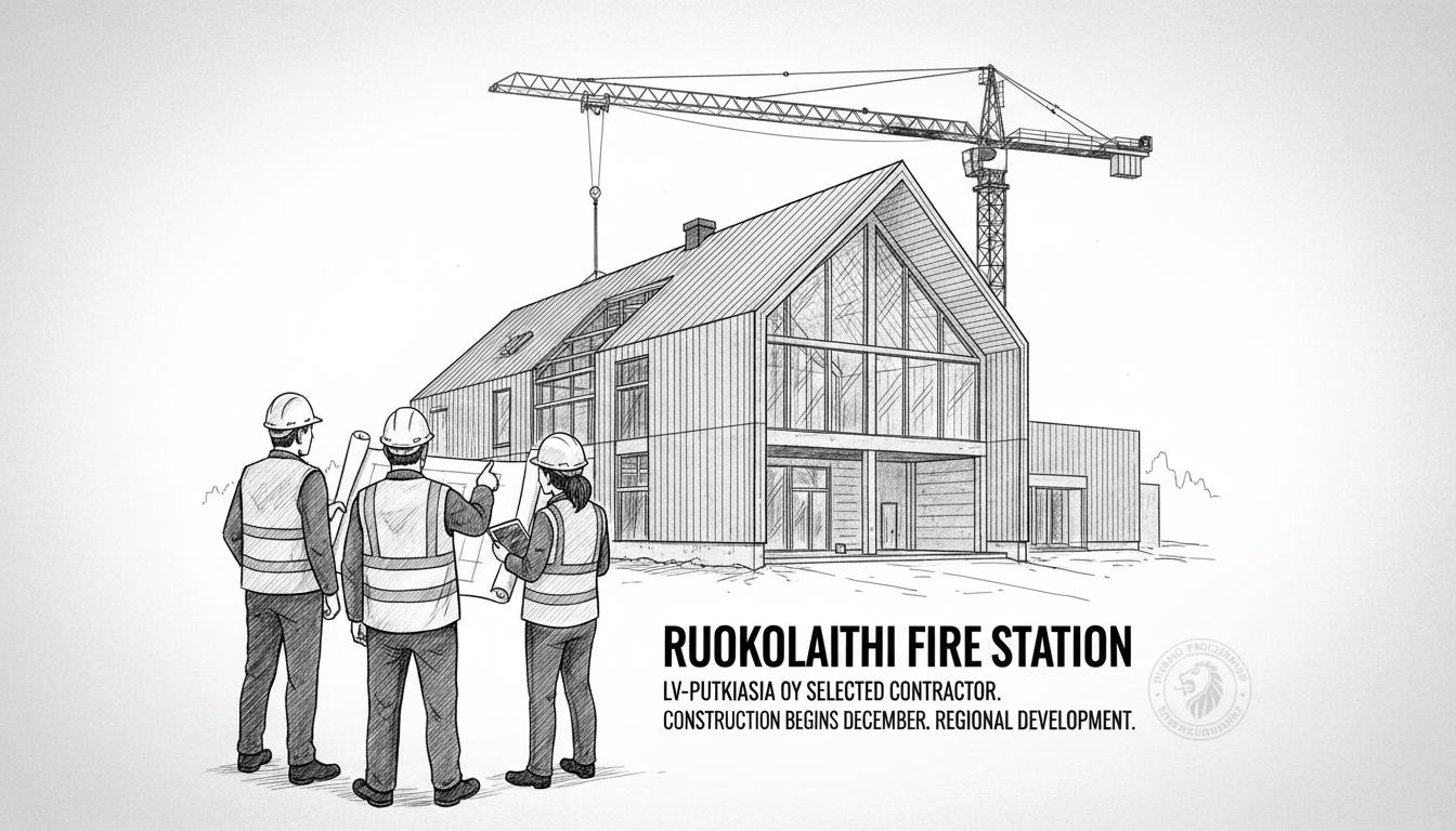 Contractor Selected for New Ruokolahti Fire Station Construction