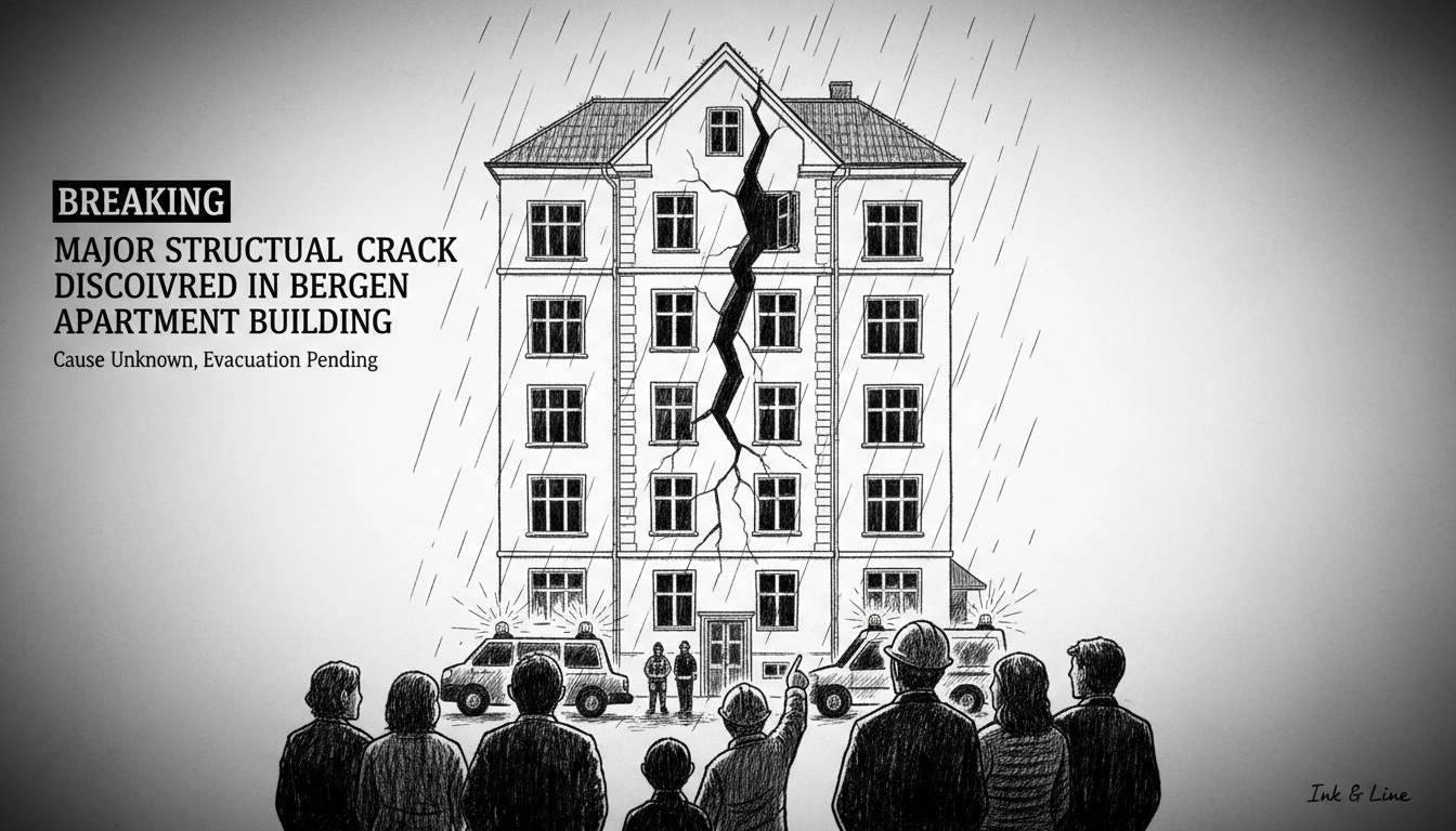 Major Structural Crack Discovered in Bergen Apartment Building