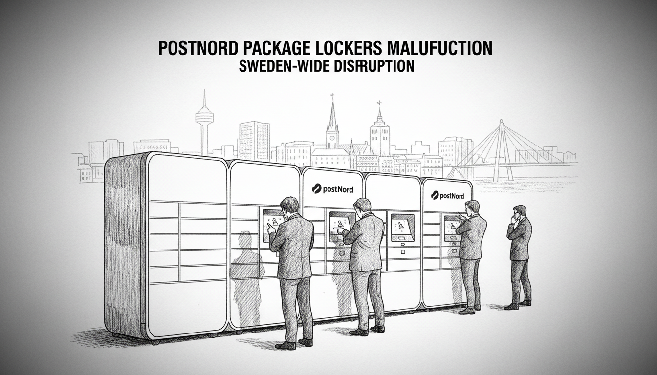PostNord Package Lockers Malfunction Across Sweden