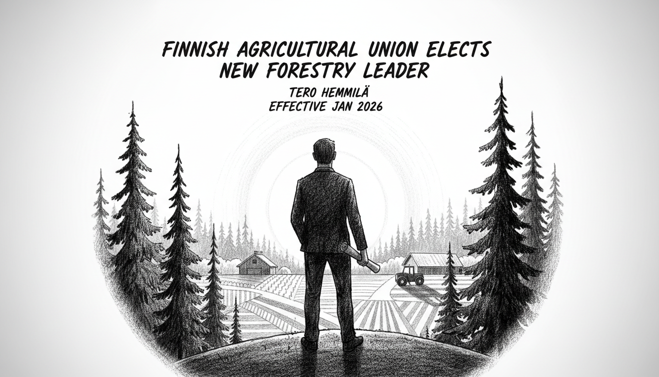 Finnish Agricultural Union Elects New Leader for Forestry Sector