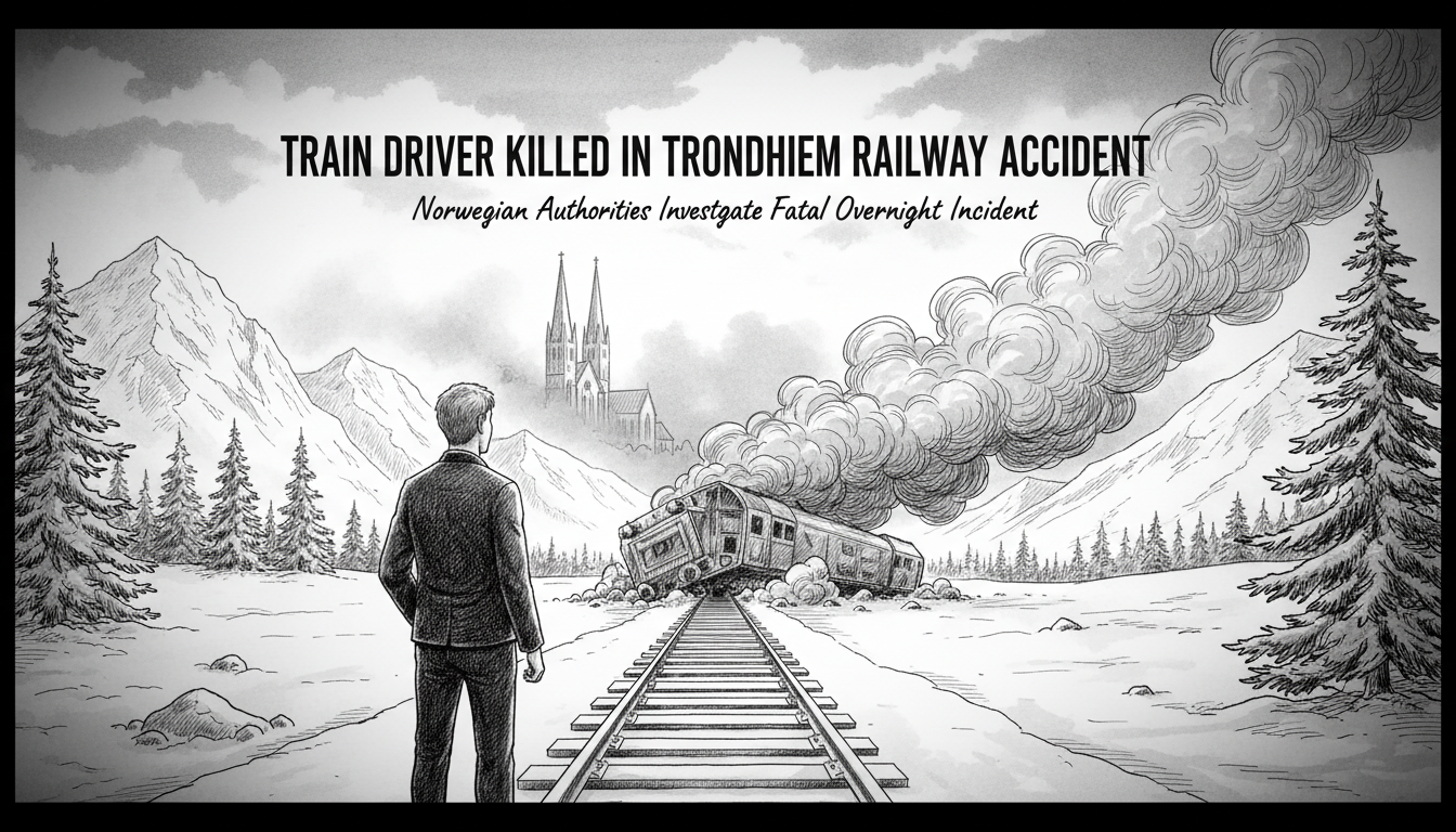 Train Driver Killed in Trondheim Railway Accident