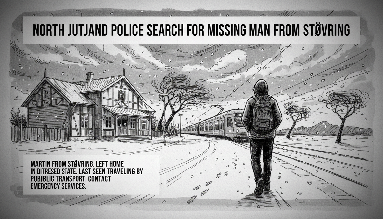 North Jutland Police Search for Missing Man from Støvring