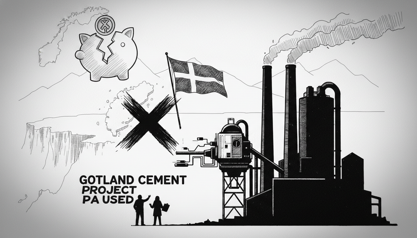 Major Carbon Capture Project Paused in Gotland Cement Plant