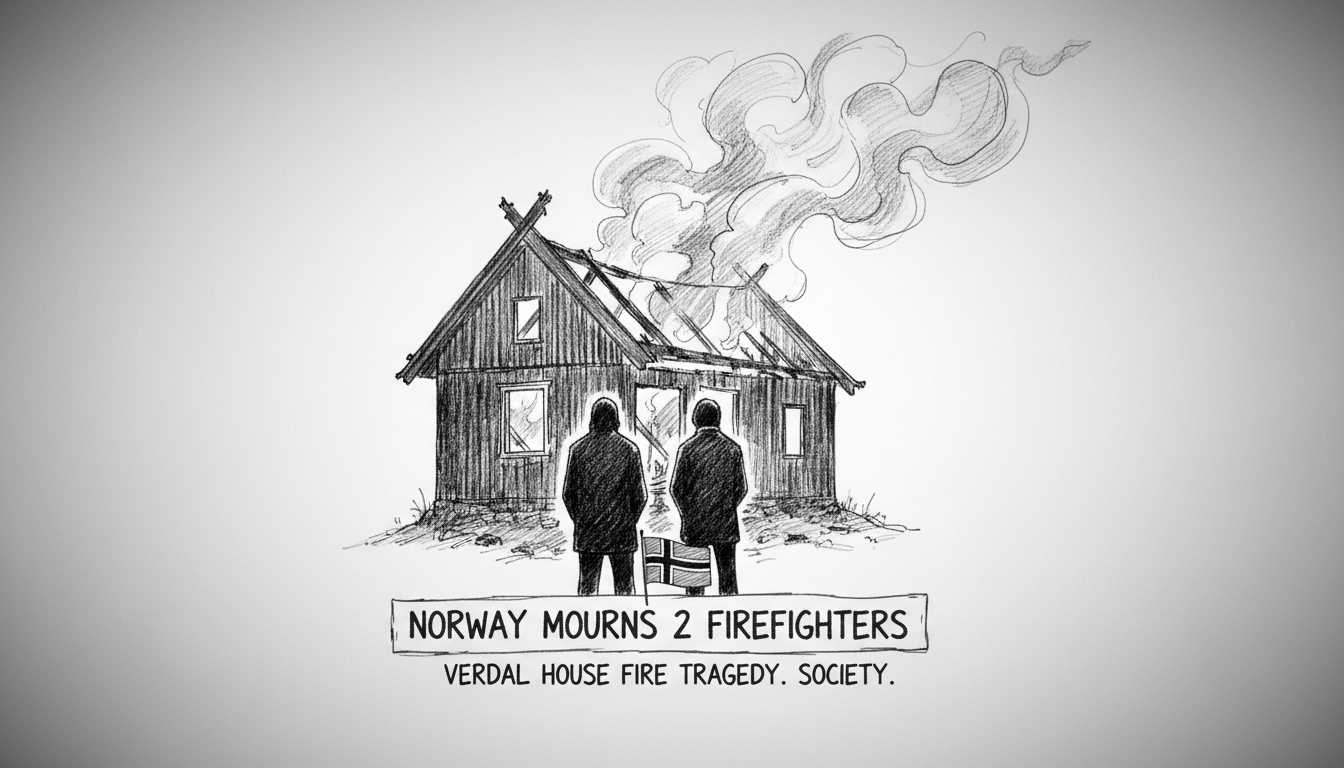 Norway Mourns 2 Firefighters: Verdal House Fire Tragedy