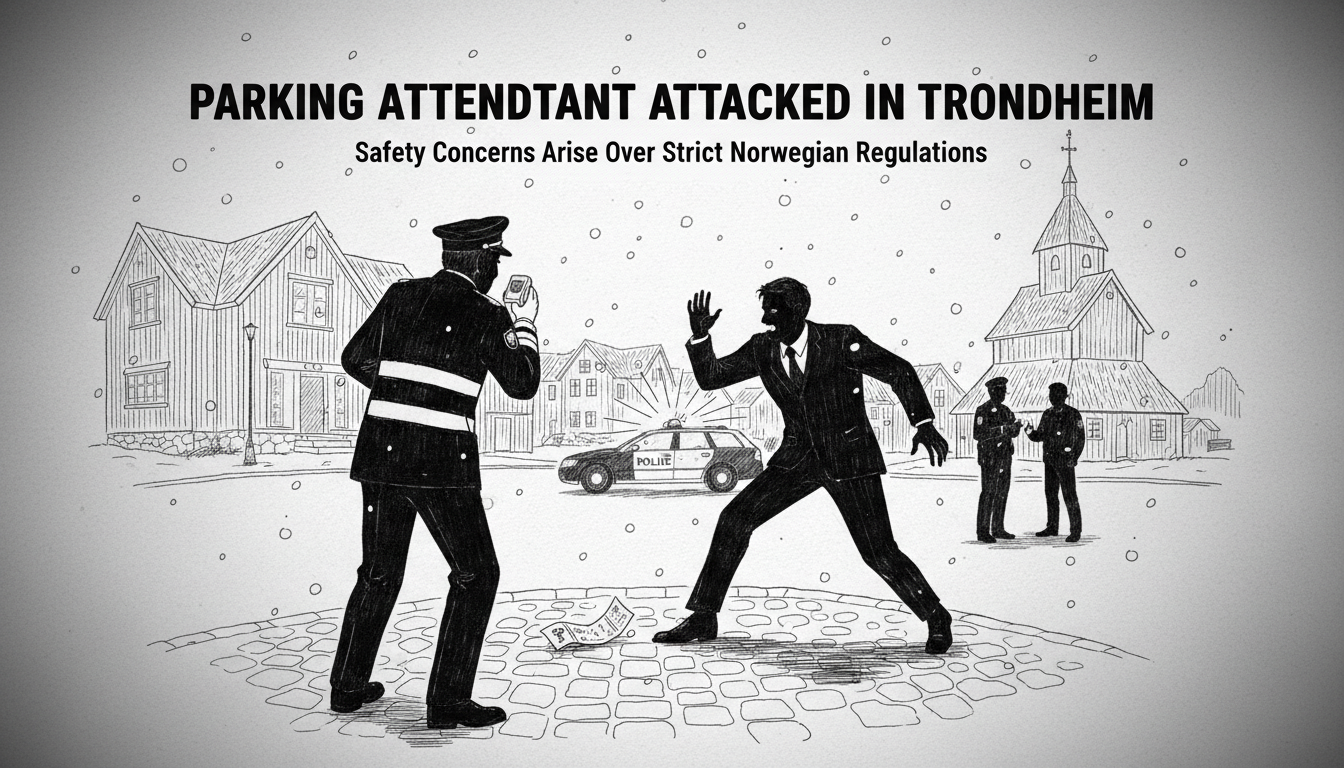 Parking Attendant Attacked Over Ticket in Trondheim Incident