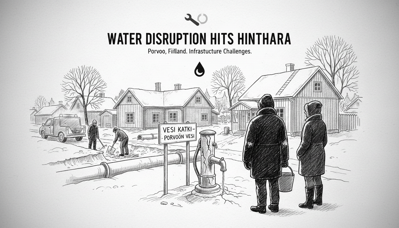 Water Disruption Hits Hinthaara District Properties in Porvoo