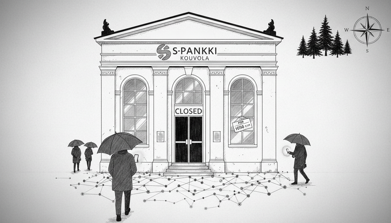 S-Pankki Closes Kouvola City Center Branch Amid Digital Shift