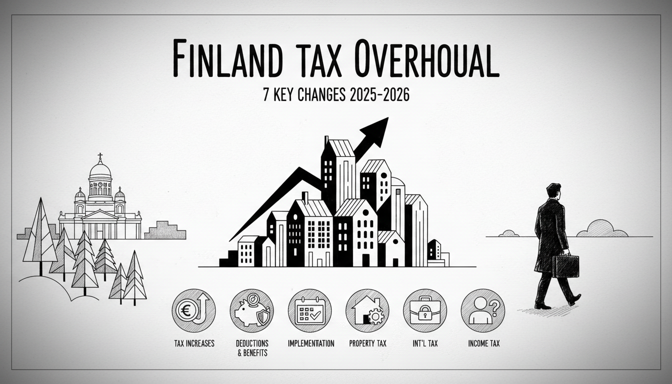 Finland Tax Overhaul: 7 Key Changes for 2025-2026