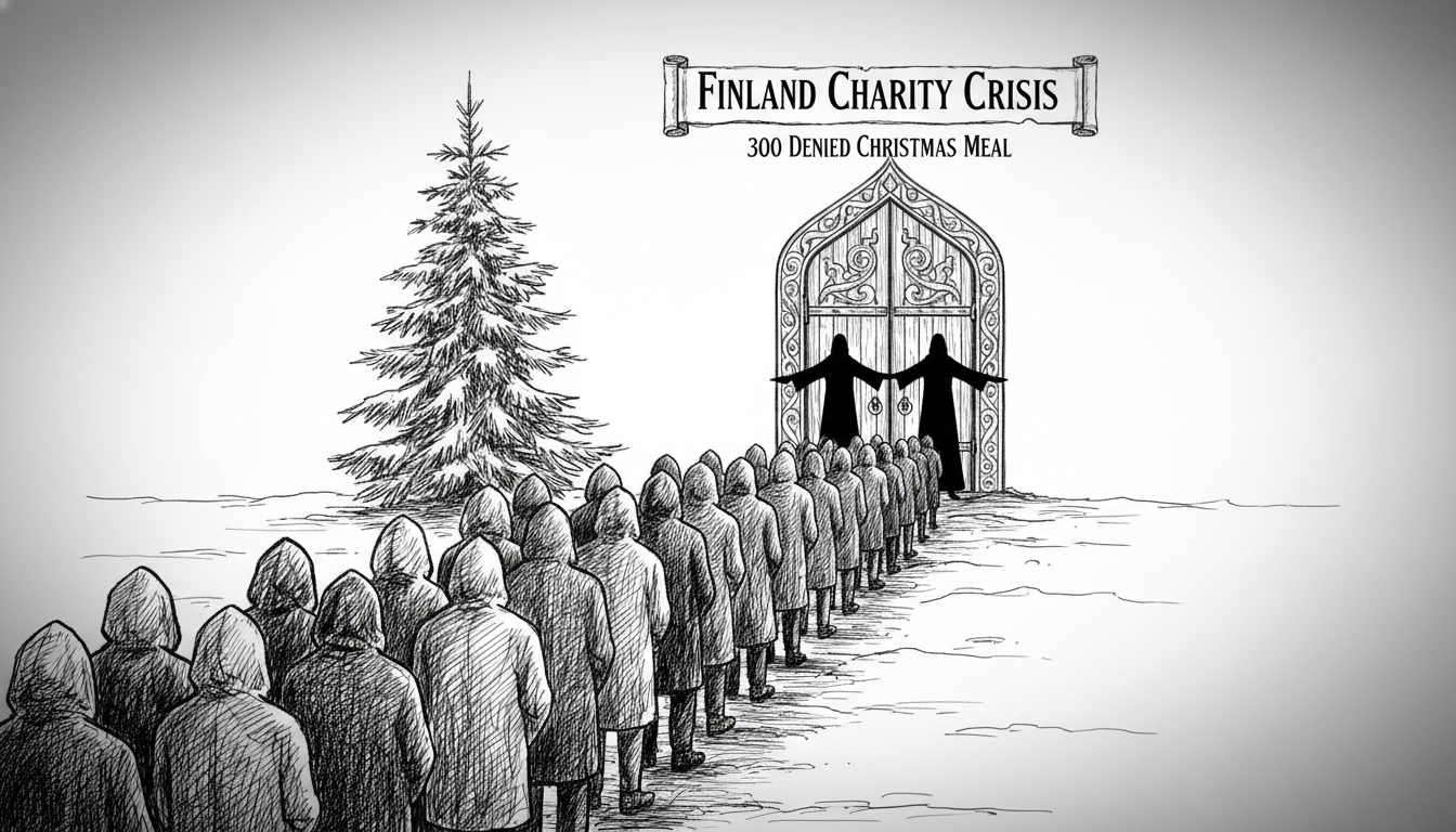 Finland Charity Crisis: 300 Denied Christmas Meal