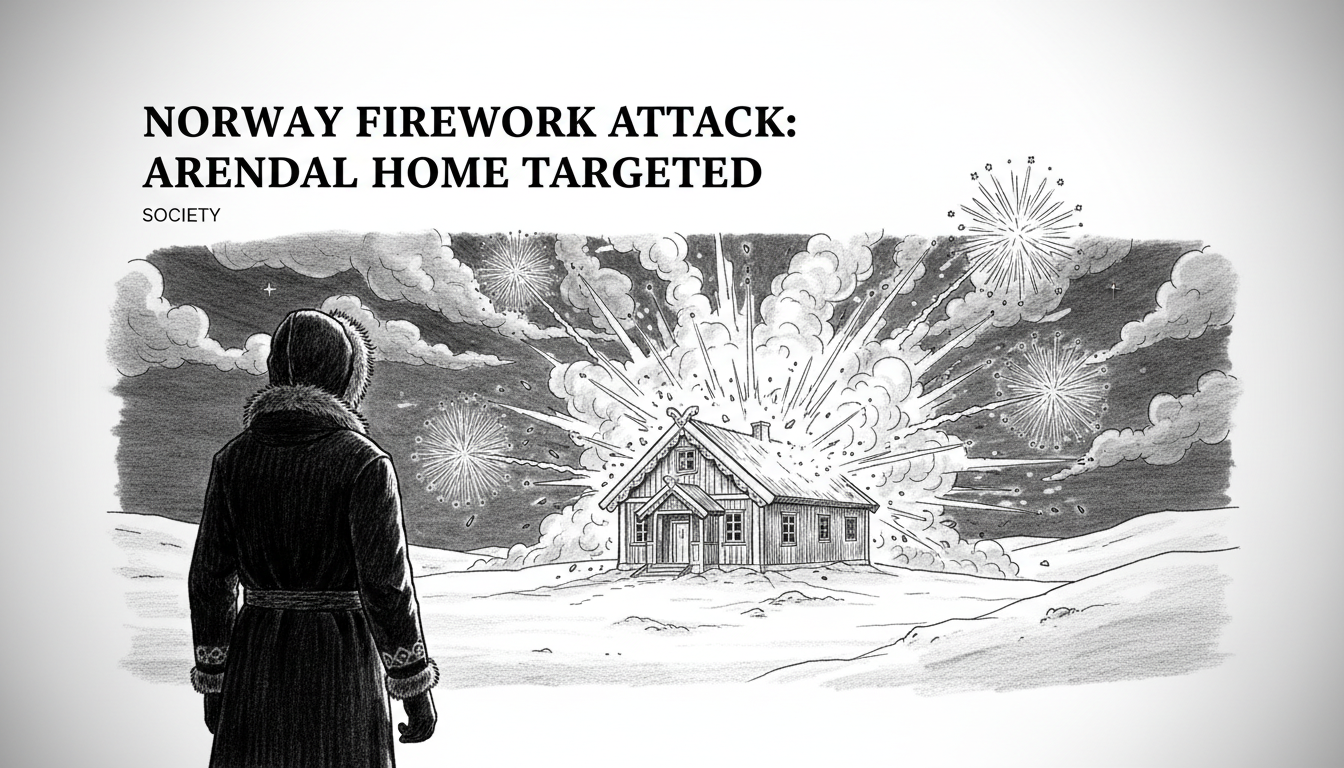 Norway Firework Attack: Arendal Home Targeted